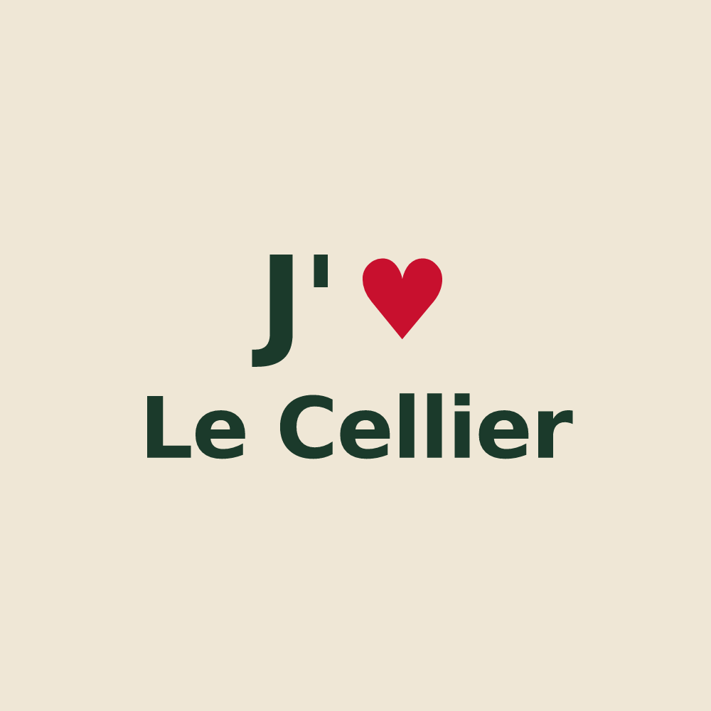 Tote bag personnalisé Le Cellier — design J'aime Le Cellier