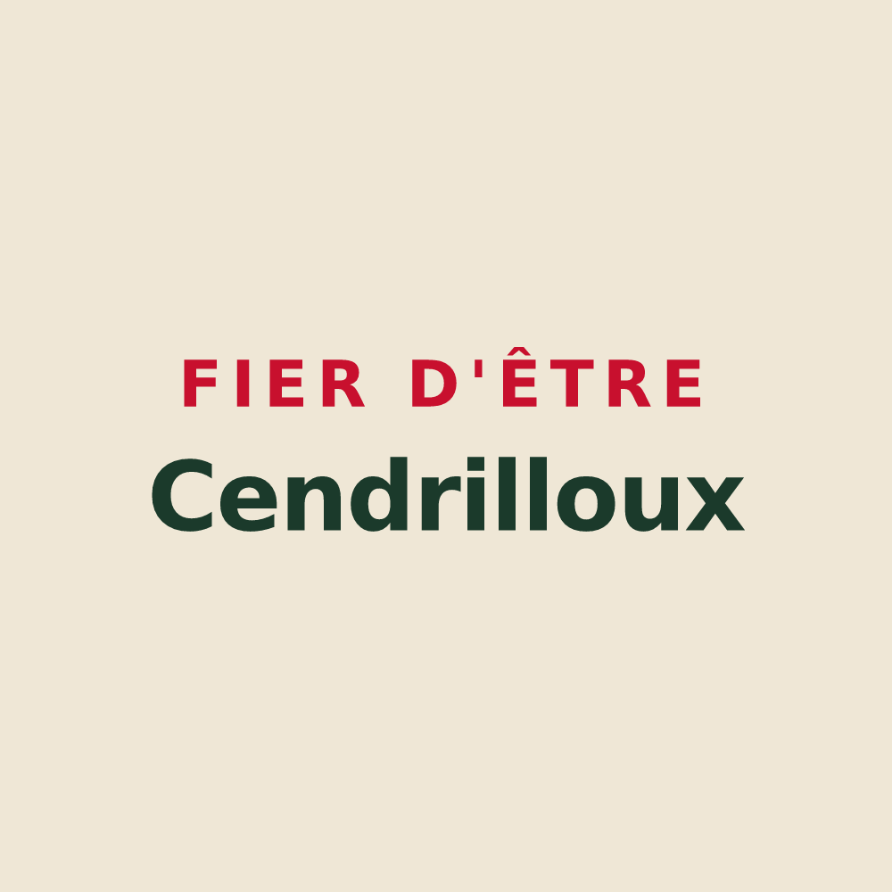 Tote bag « Fier d'être Cendrilloux » — design pour Le Cendre