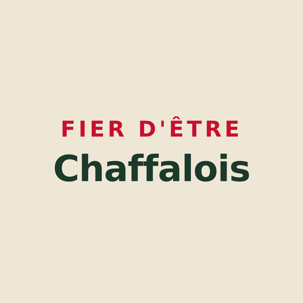 Tote bag « Fier d'être Chaffalois » — design pour Le Chaffal