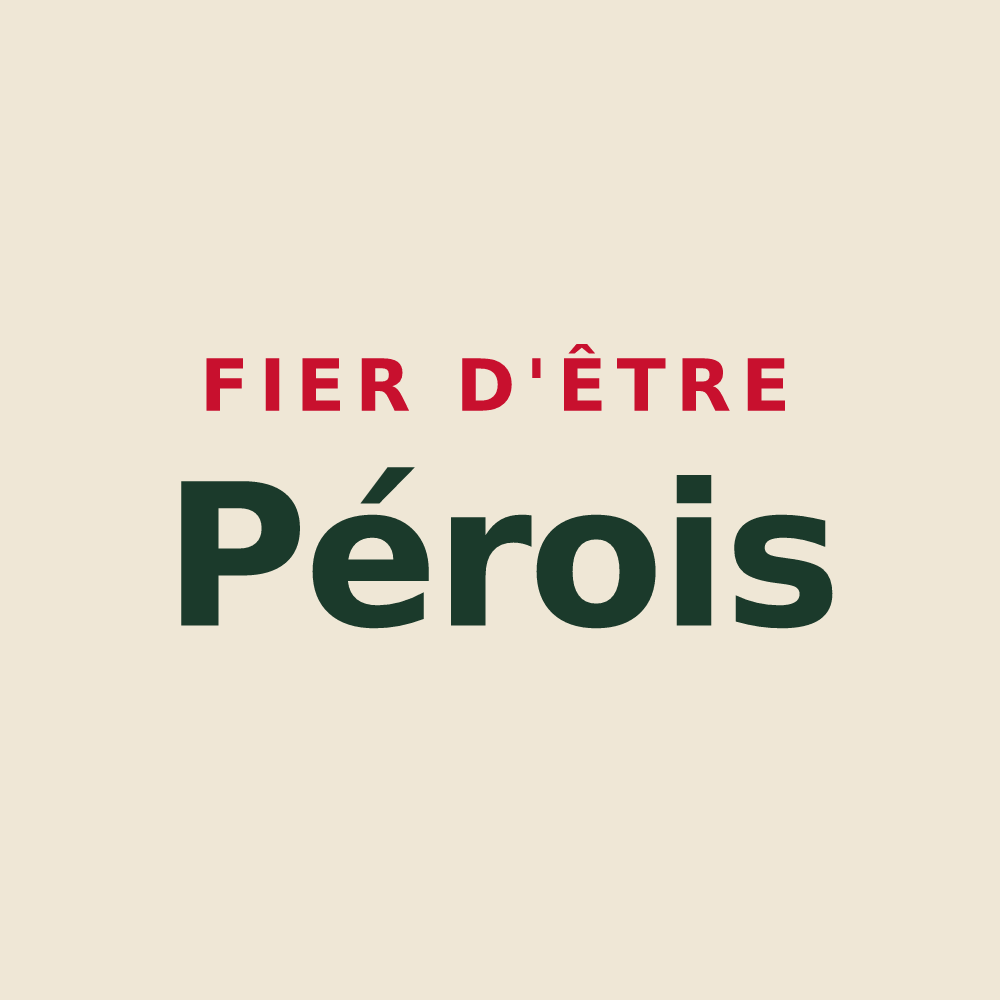 Tote bag « Fier d'être Pérois » — design pour Le Champ-Saint-Père