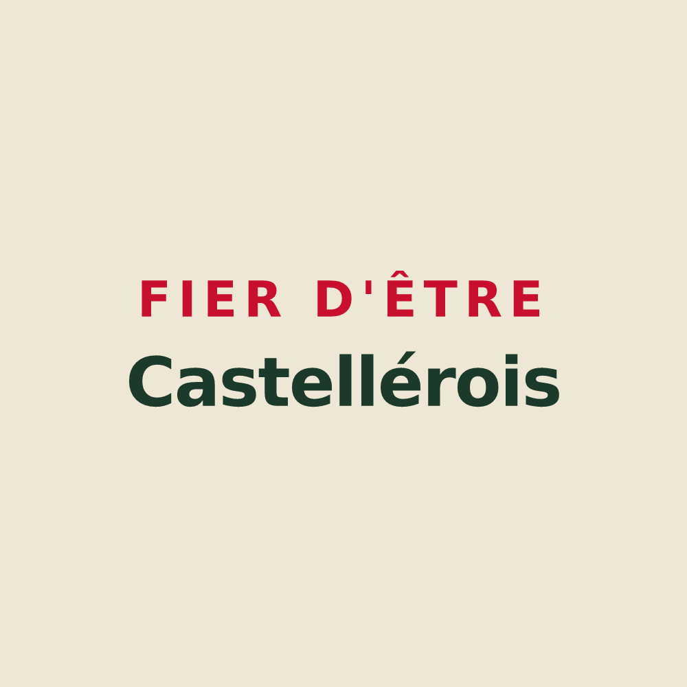 Tote bag « Fier d'être Castellérois » — design pour Le Châtellier