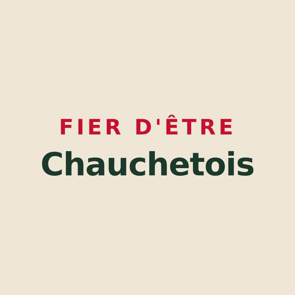 Tote bag « Fier d'être Chauchetois » — design pour Le Chauchet