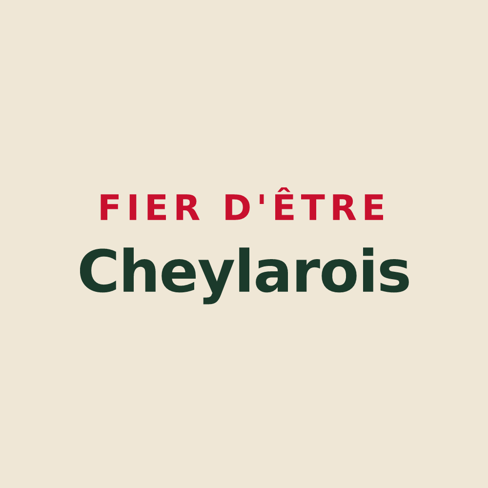 Tote bag « Fier d'être Cheylarois » — design pour Le Cheylard