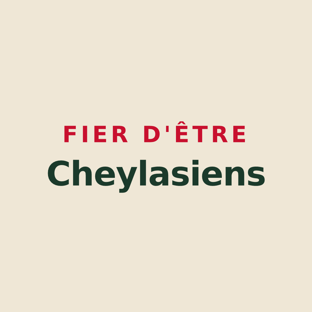 Tote bag « Fier d'être Cheylasiens » — design pour Le Cheylas