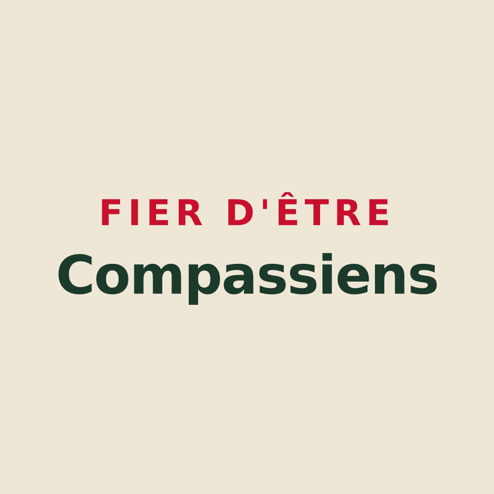 Tote bag « Fier d'être Compassiens » — design pour Le Compas