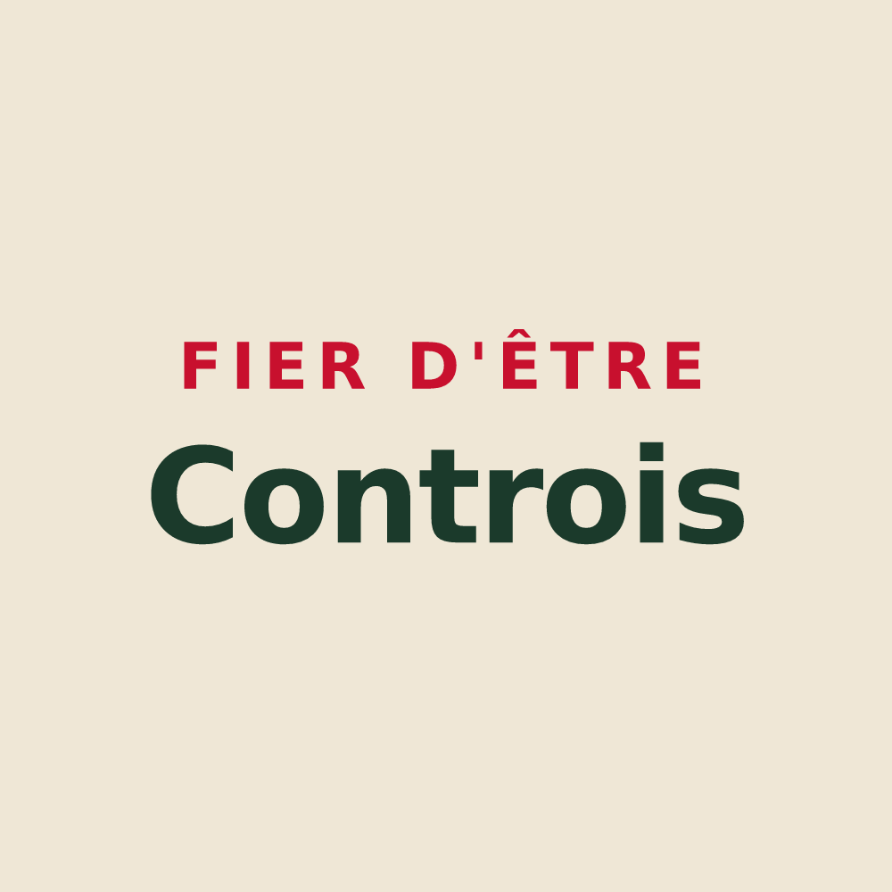 Tote bag « Fier d'être Controis » — design pour Le Controis-en-Sologne