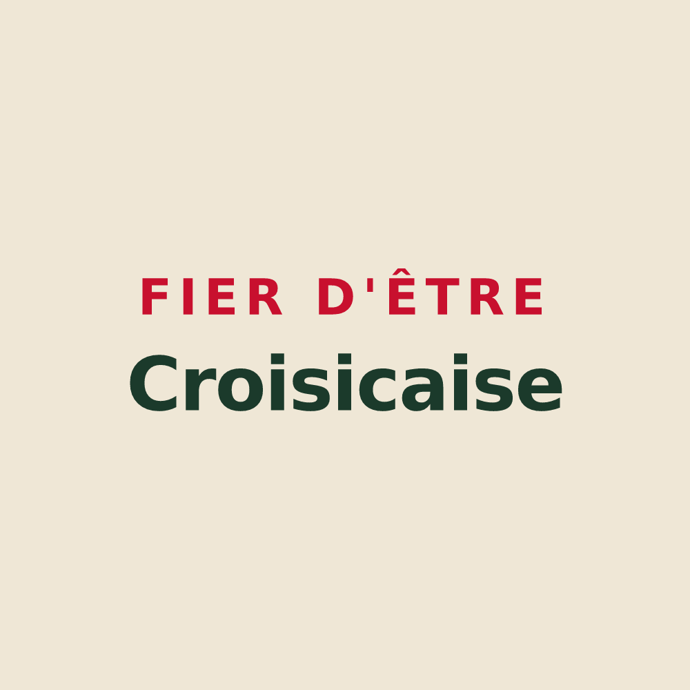 Tote bag « Fier d'être Croisicaise » — design pour Le Croisic