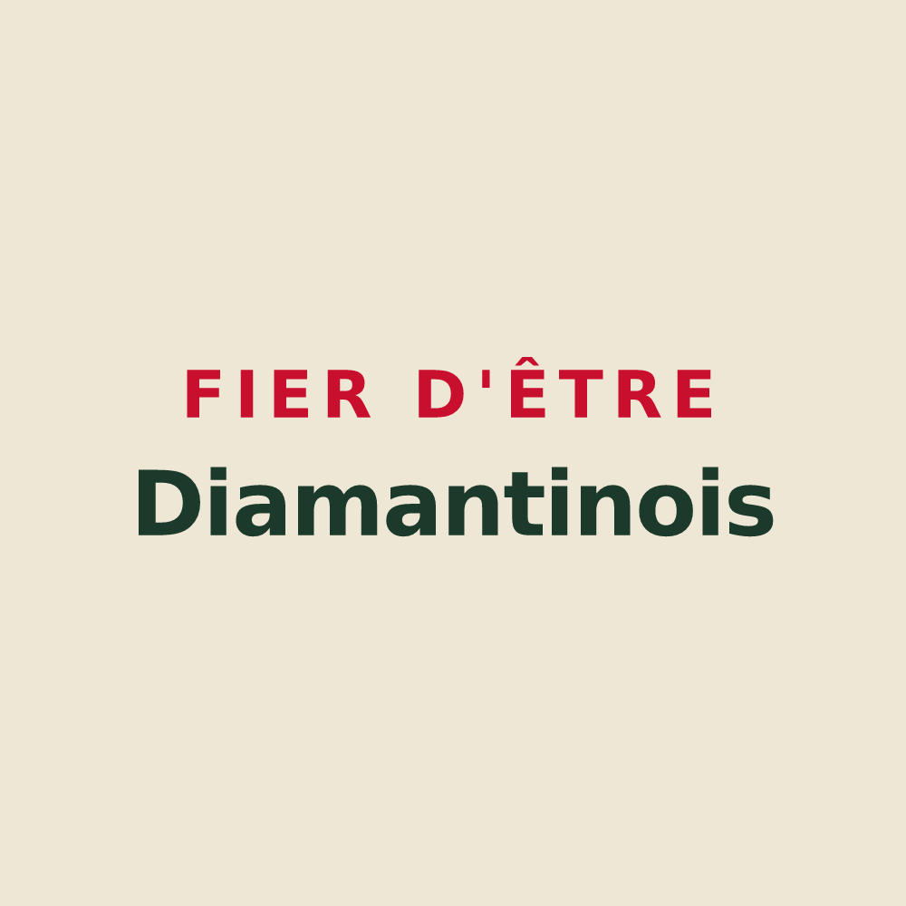 Tote bag « Fier d'être Diamantinois » — design pour Le Diamant
