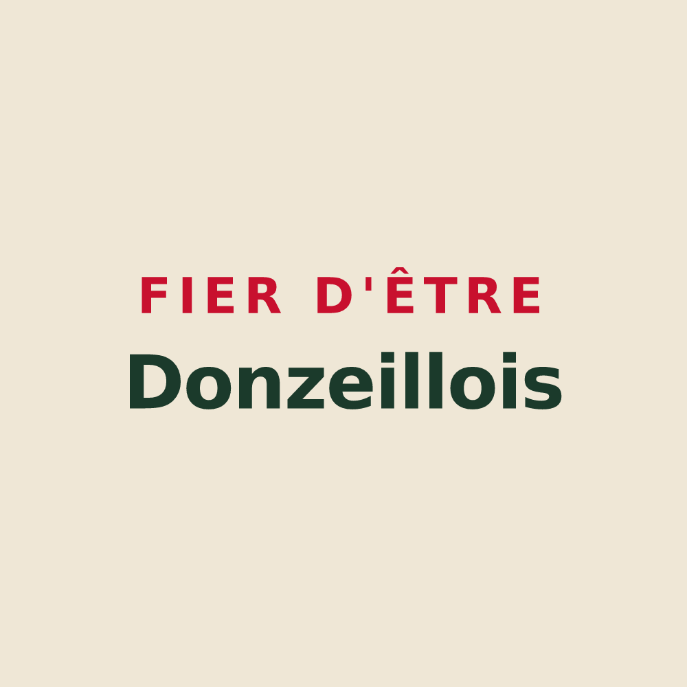 Tote bag « Fier d'être Donzeillois » — design pour Le Donzeil