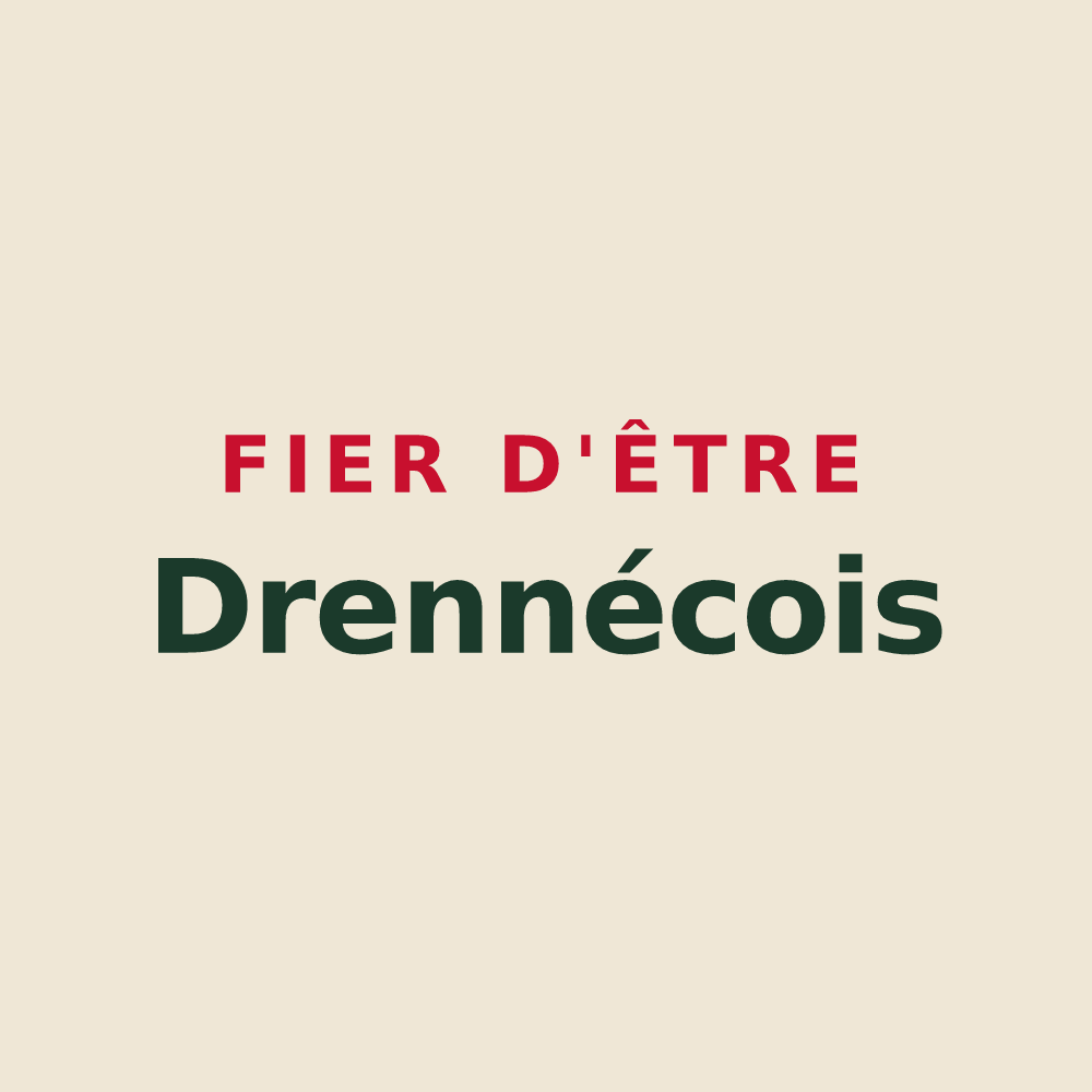 Tote bag « Fier d'être Drennécois » — design pour Le Drennec