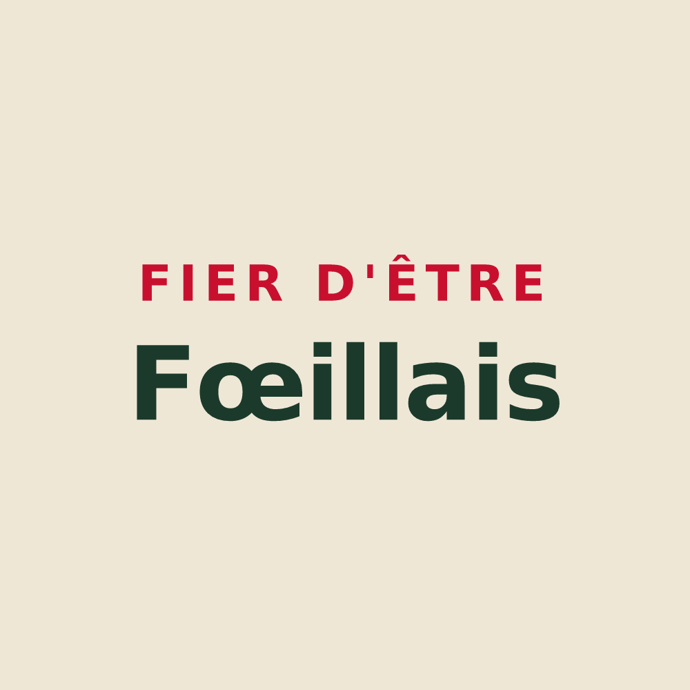 Tote bag « Fier d'être Fœillais » — design pour Le Fœil