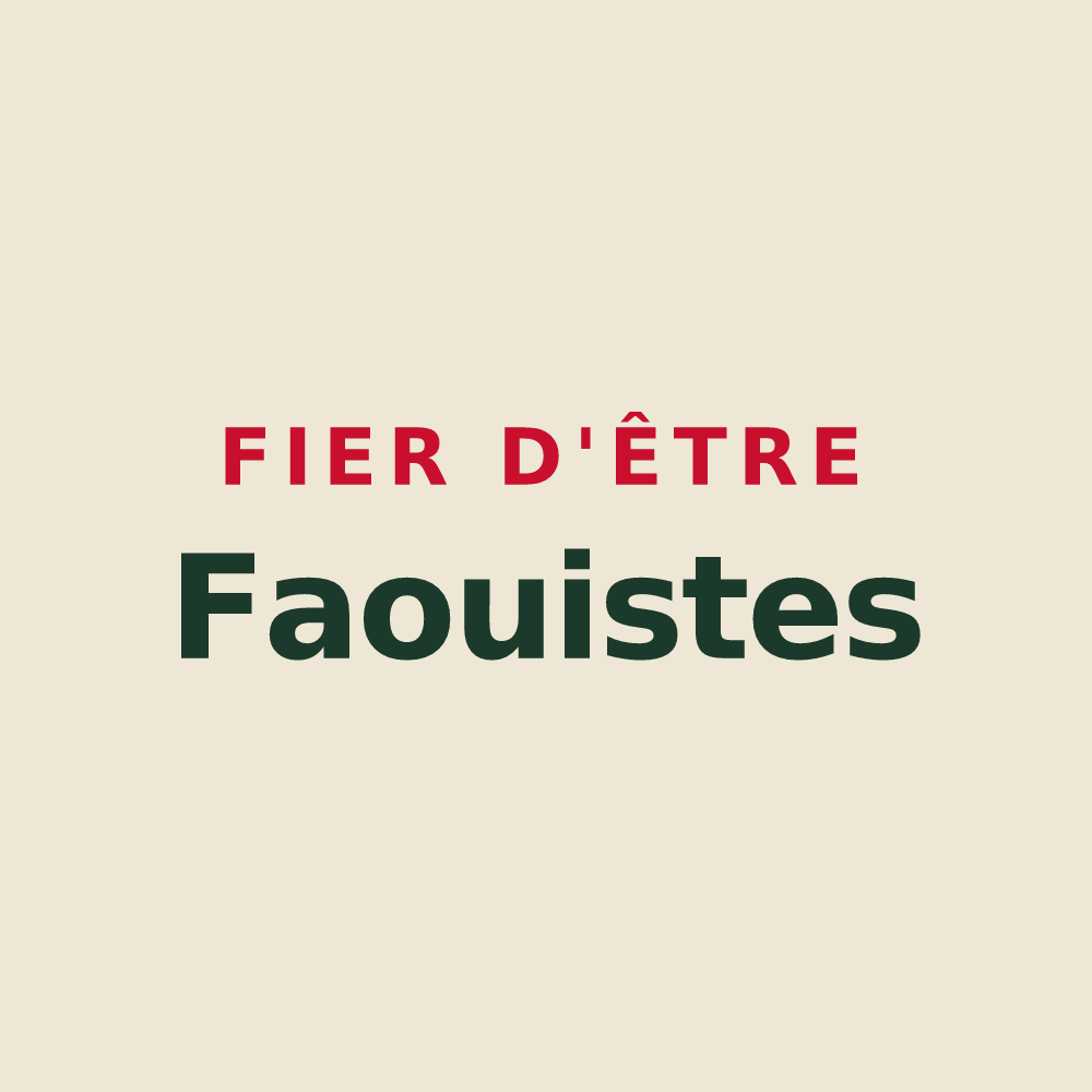 Tote bag « Fier d'être Faouistes » — design pour Le Faou