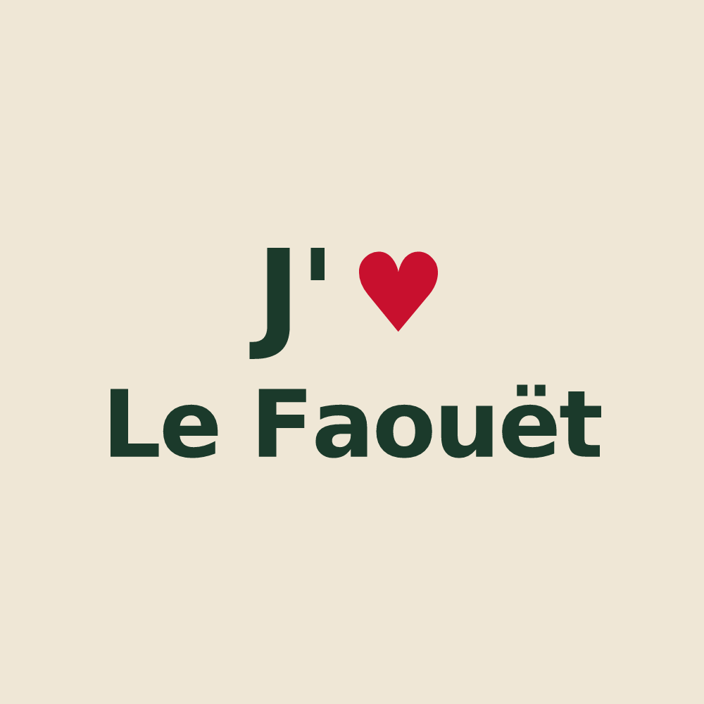 Tote bag personnalisé Le Faouët — design J'aime Le Faouët