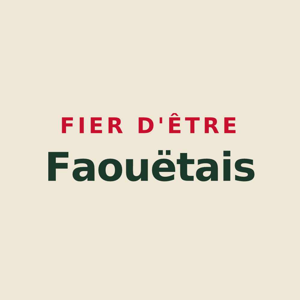 Tote bag « Fier d'être Faouëtais » — design pour Le Faouët