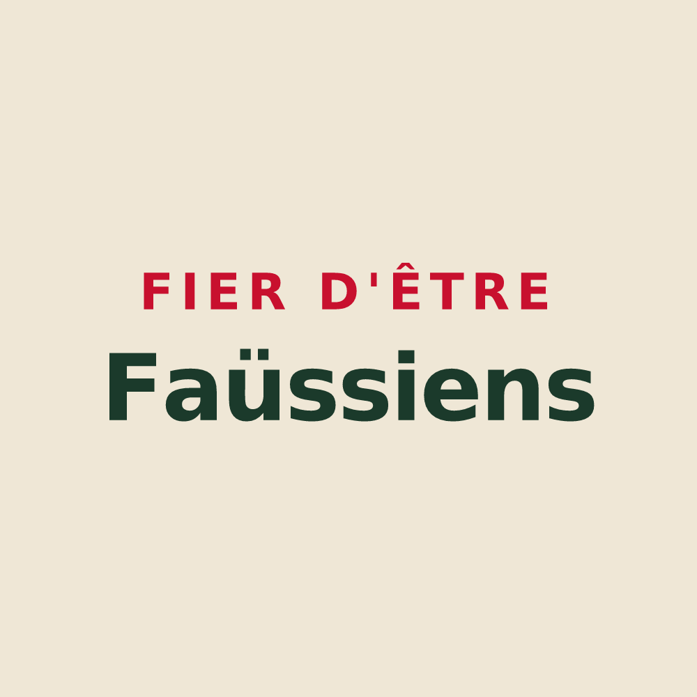 Tote bag « Fier d'être Faüssiens » — design pour Le Faulq