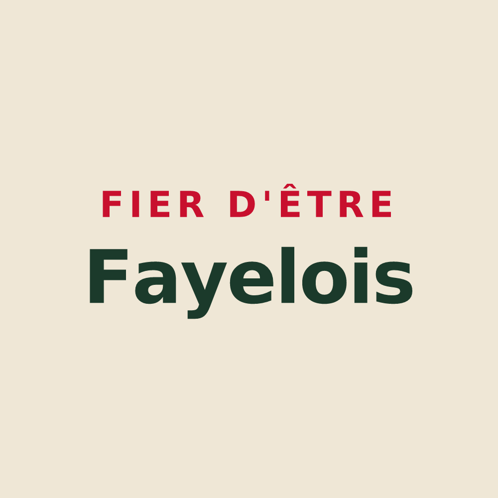Tote bag « Fier d'être Fayelois » — design pour Le Fayel