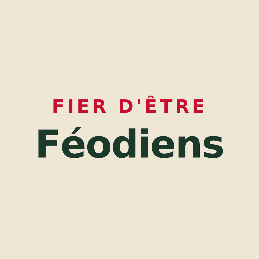 Tote bag « Fier d'être Féodiens » — design pour Le Fieu
