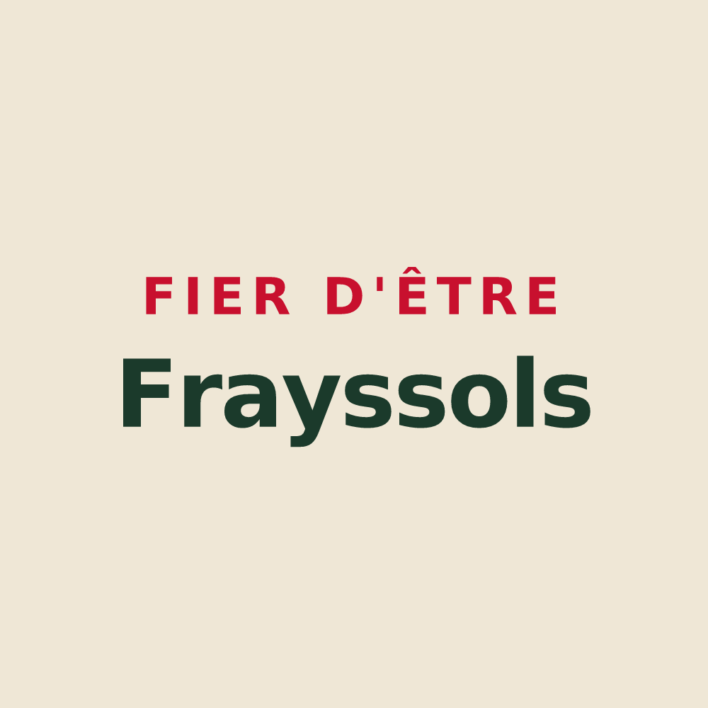 Tote bag « Fier d'être Frayssols » — design pour Le Fraysse