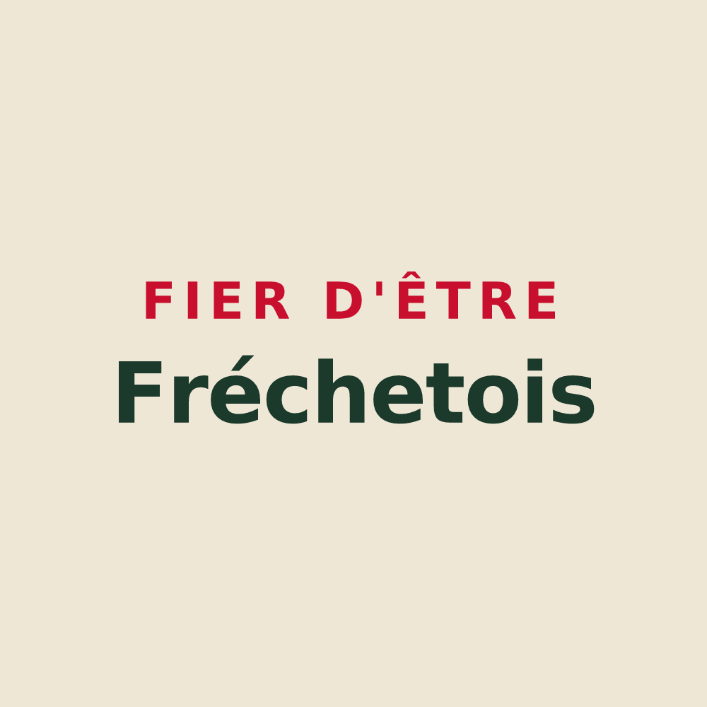 Tote bag « Fier d'être Fréchetois » — design pour Le Fréchet