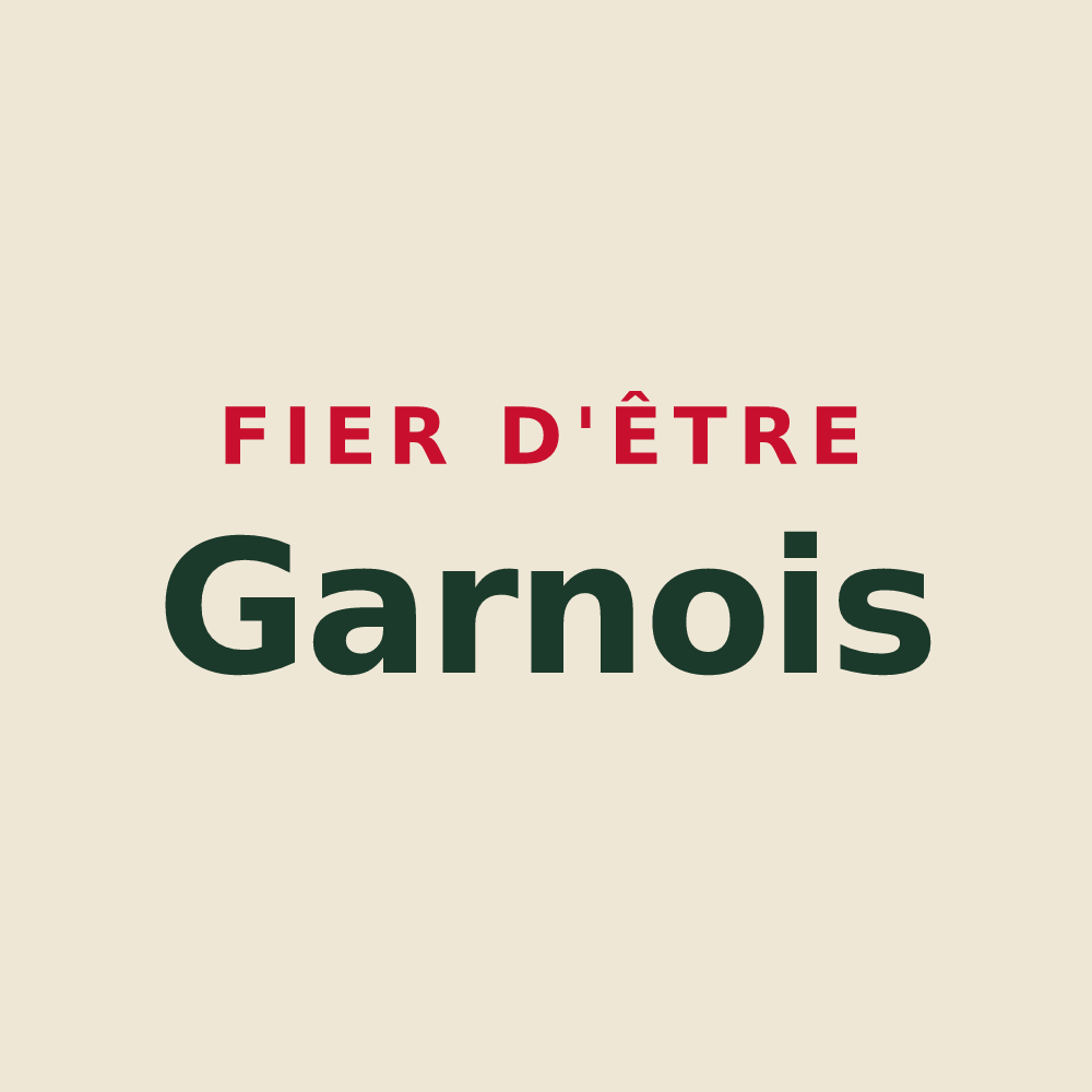 Tote bag « Fier d'être Garnois » — design pour Le Garn