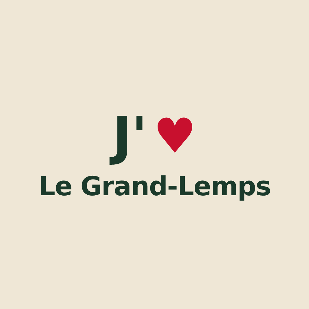 Tote bag personnalisé Le Grand-Lemps — design J'aime Le Grand-Lemps
