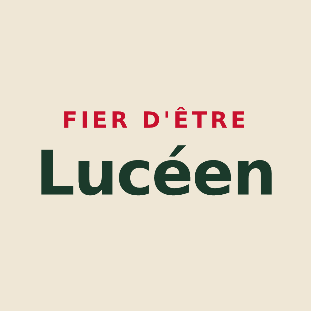 Tote bag « Fier d'être Lucéen » — design pour Le Grand-Lucé