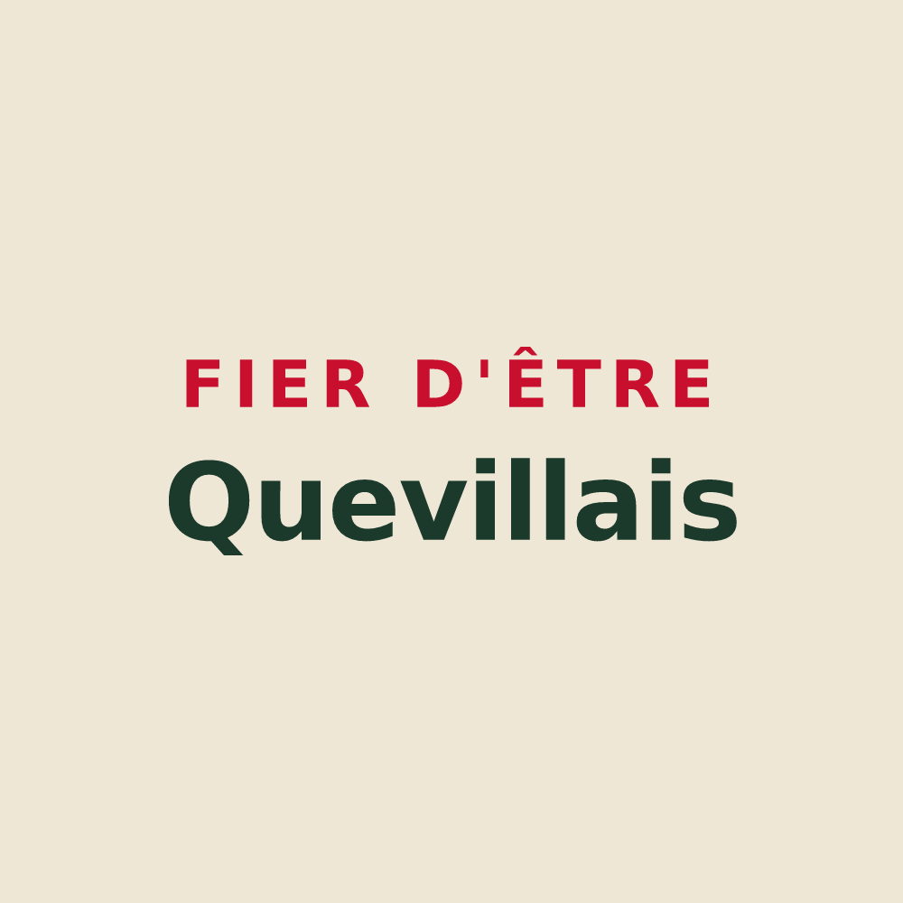 Tote bag « Fier d'être Quevillais » — design pour Le Grand-Quevilly