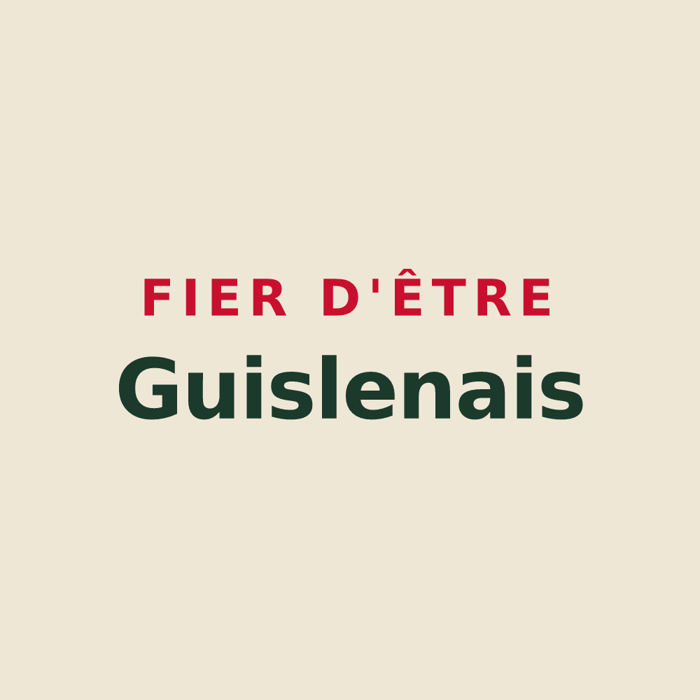 Tote bag « Fier d'être Guislenais » — design pour Le Guislain