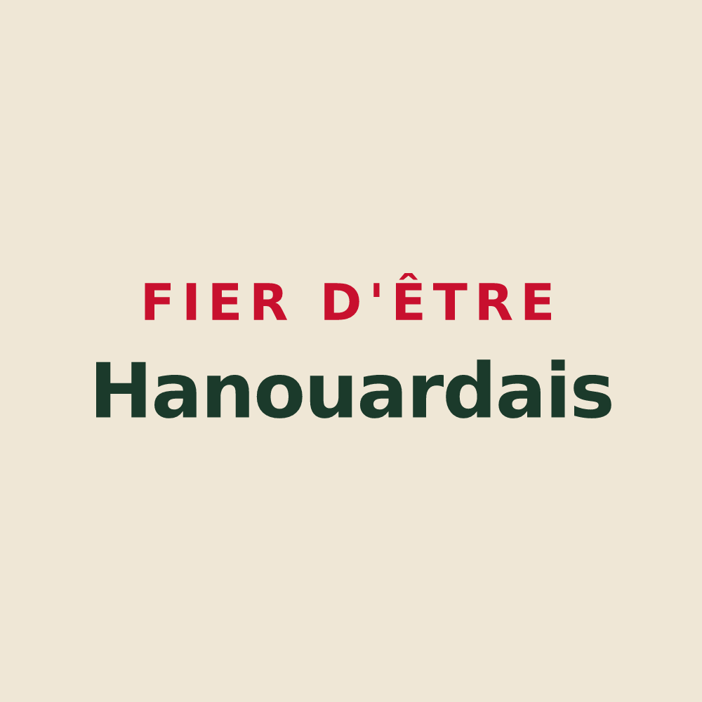 Tote bag « Fier d'être Hanouardais » — design pour Le Hanouard