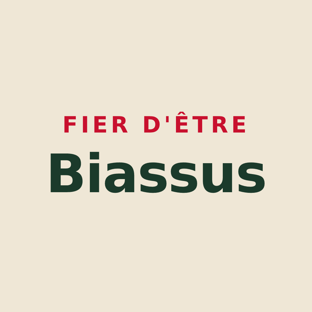 Tote bag « Fier d'être Biassus » — design pour Le Haut-Bréda
