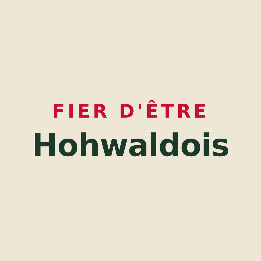 Tote bag « Fier d'être Hohwaldois » — design pour Le Hohwald