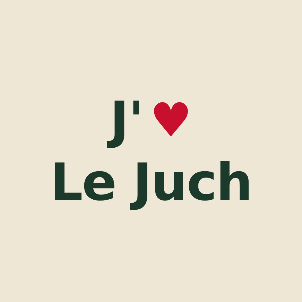 Tote bag personnalisé Le Juch — design J'aime Le Juch