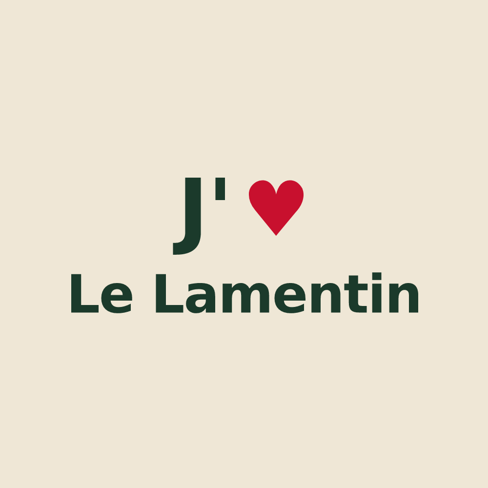 Tote bag personnalisé Le Lamentin — design J'aime Le Lamentin