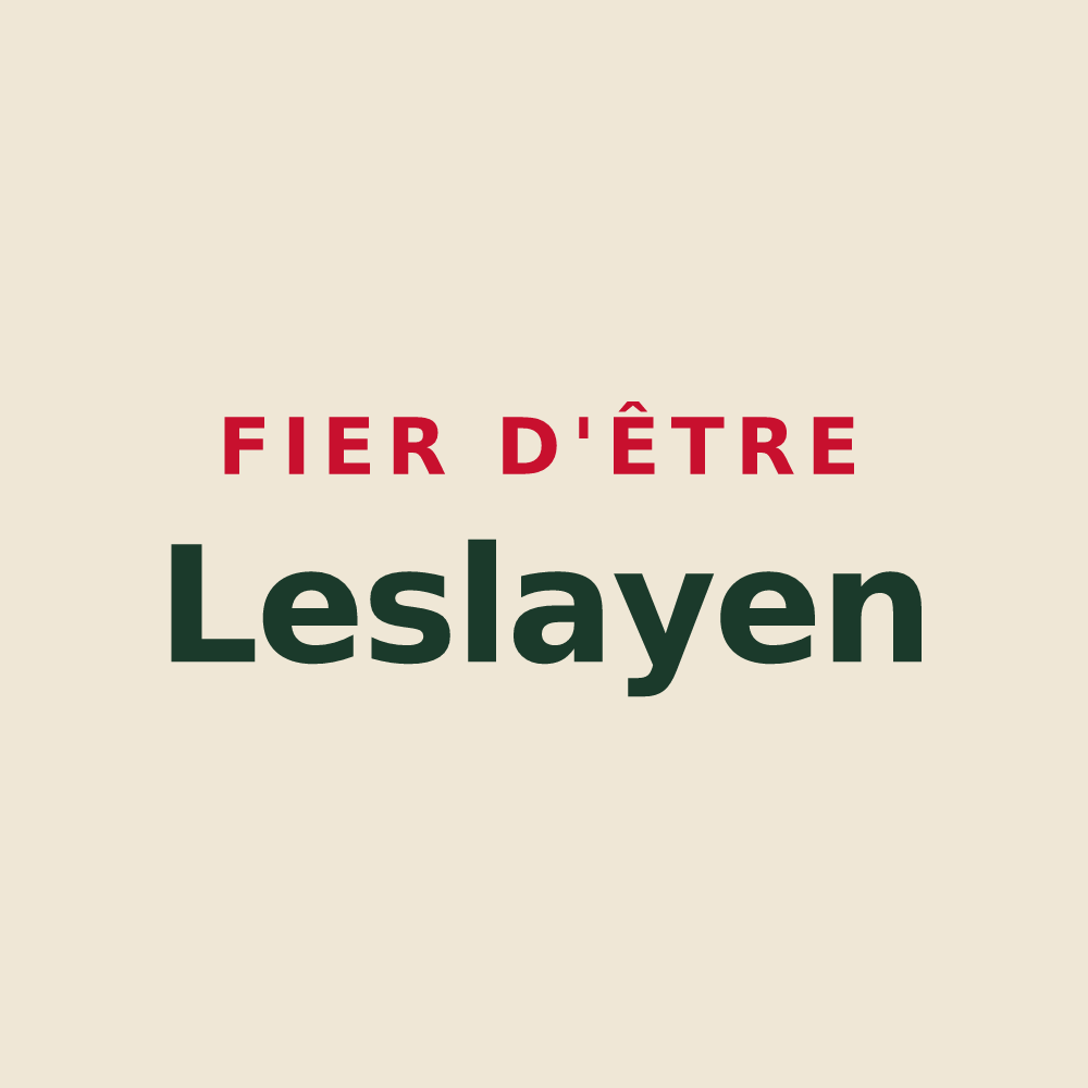 Tote bag « Fier d'être Leslayen » — design pour Le Leslay