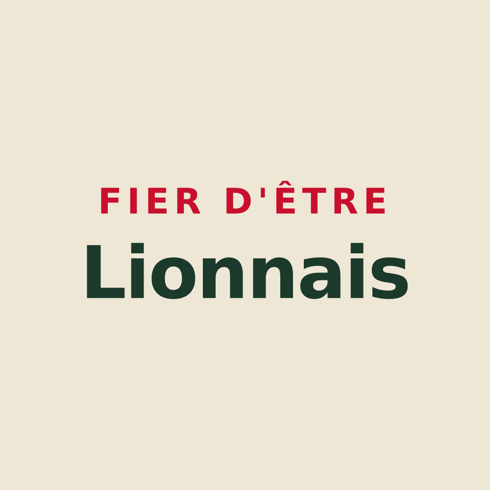 Tote bag « Fier d'être Lionnais » — design pour Le Lion-d'Angers