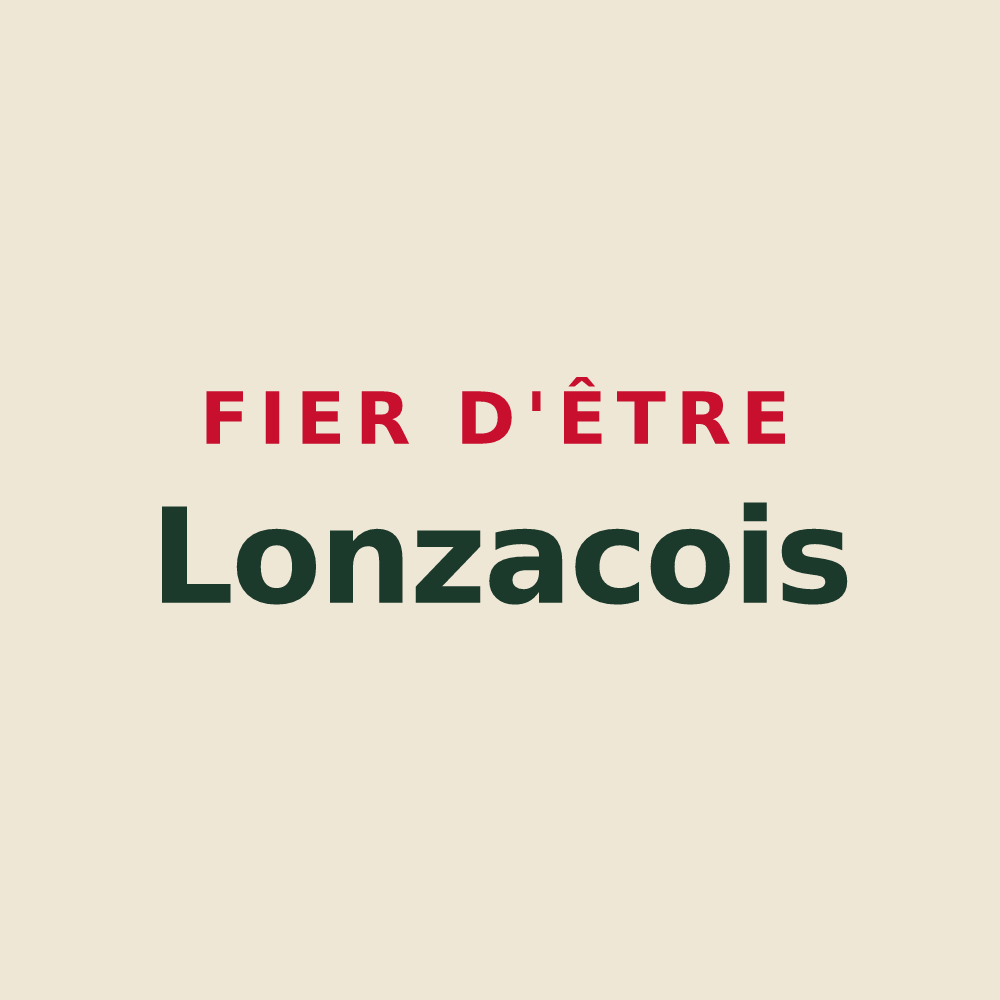 Tote bag « Fier d'être Lonzacois » — design pour Le Lonzac