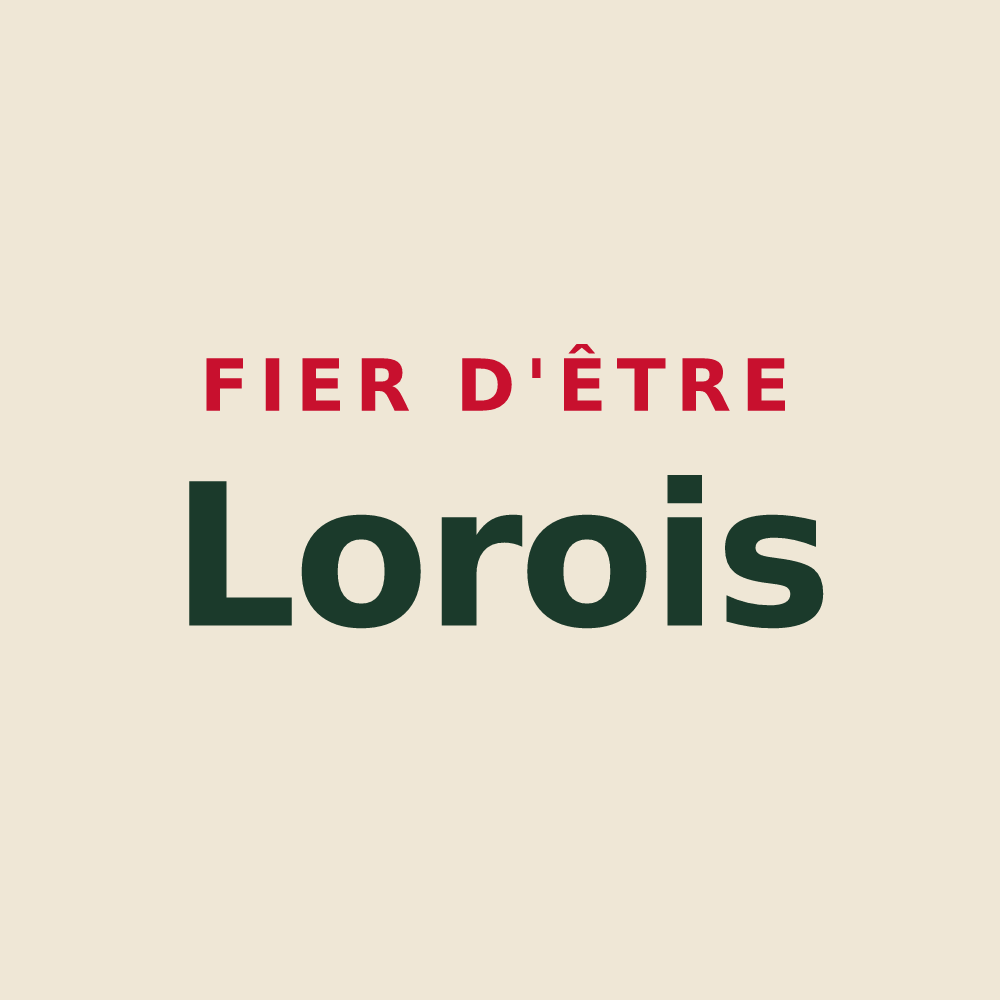 Tote bag « Fier d'être Lorois » — design pour Le Loreur