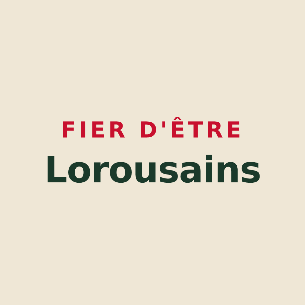 Tote bag « Fier d'être Lorousains » — design pour Le Loroux-Bottereau