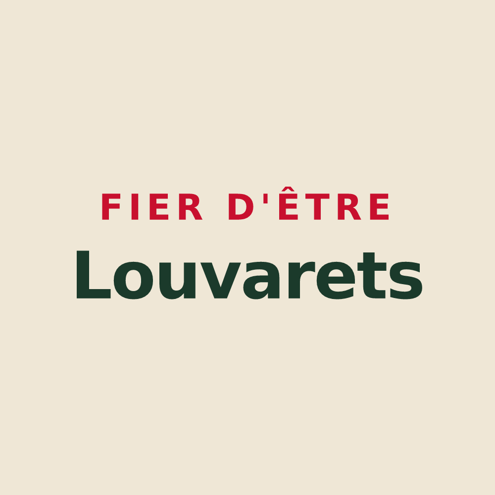 Tote bag « Fier d'être Louvarets » — design pour Le Louverot