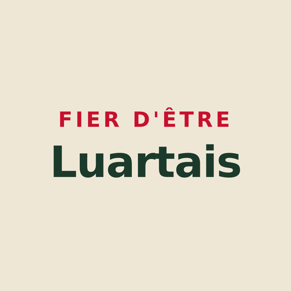 Tote bag « Fier d'être Luartais » — design pour Le Luart