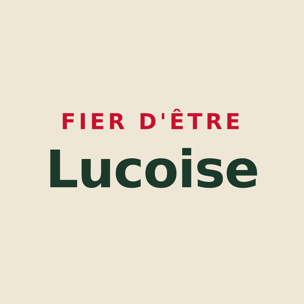 Tote bag « Fier d'être Lucoise » — design pour Le Luc