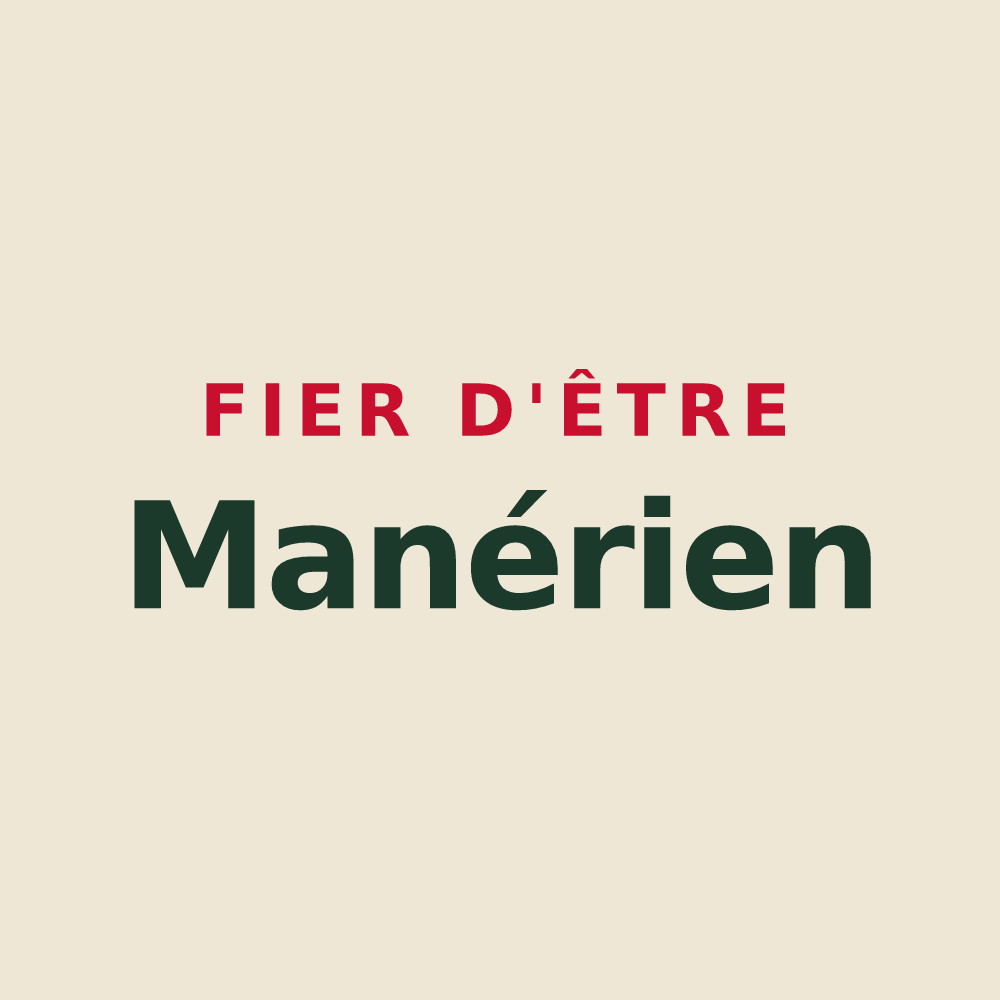 Tote bag « Fier d'être Manérien » — design pour Le Manoir