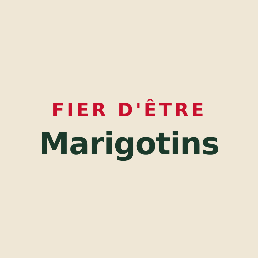 Tote bag « Fier d'être Marigotins » — design pour Le Marigot