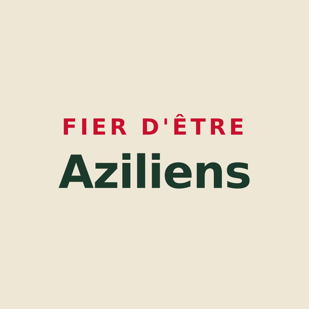 Tote bag « Fier d'être Aziliens » — design pour Le Mas-d'Azil