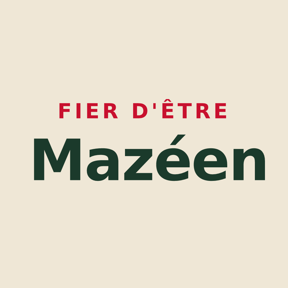 Tote bag « Fier d'être Mazéen » — design pour Le Mazeau