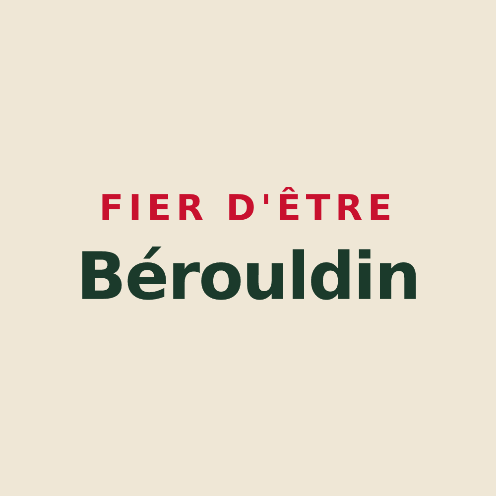 Tote bag « Fier d'être Bérouldin » — design pour Le Ménil-Broût