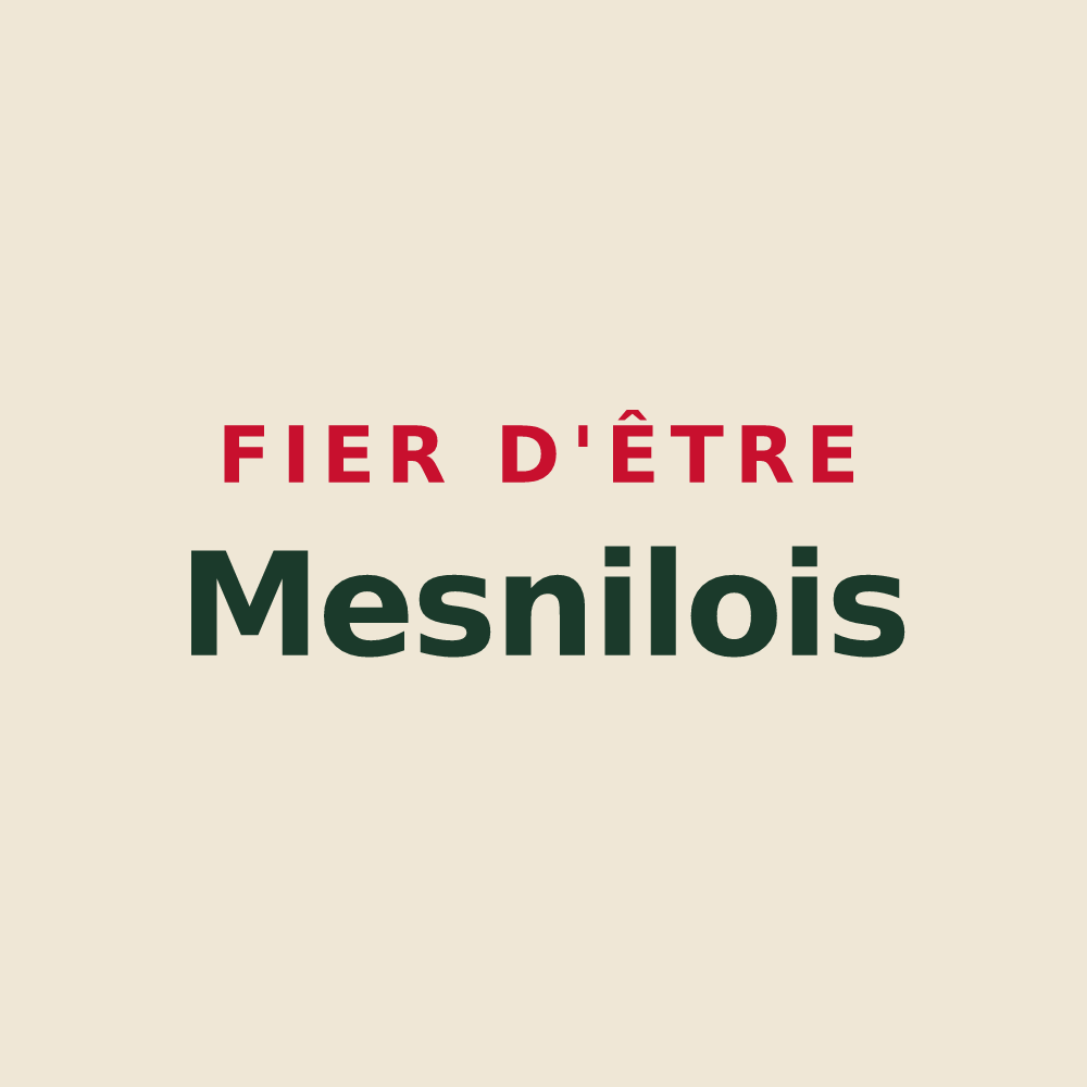 Tote bag « Fier d'être Mesnilois » — design pour Le Mesnil-le-Roi