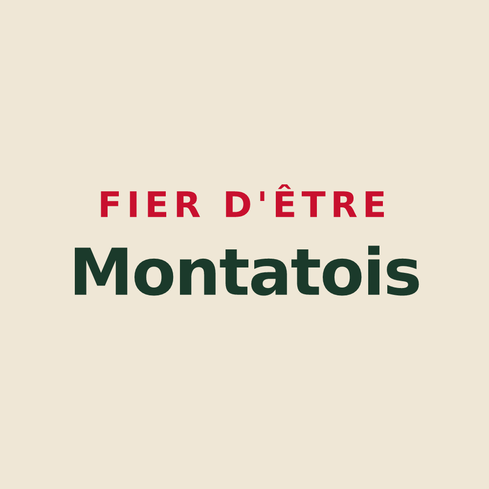 Tote bag « Fier d'être Montatois » — design pour Le Montat