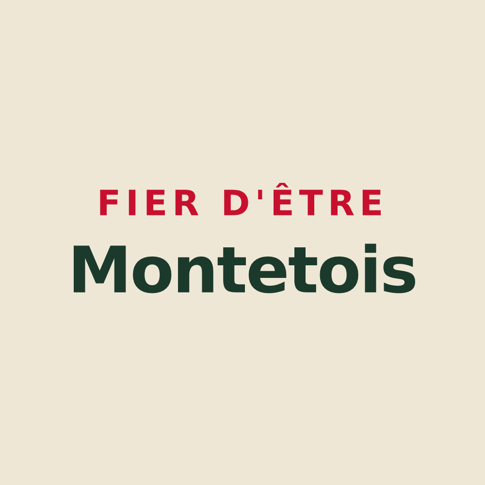 Tote bag « Fier d'être Montetois » — design pour Le Montet