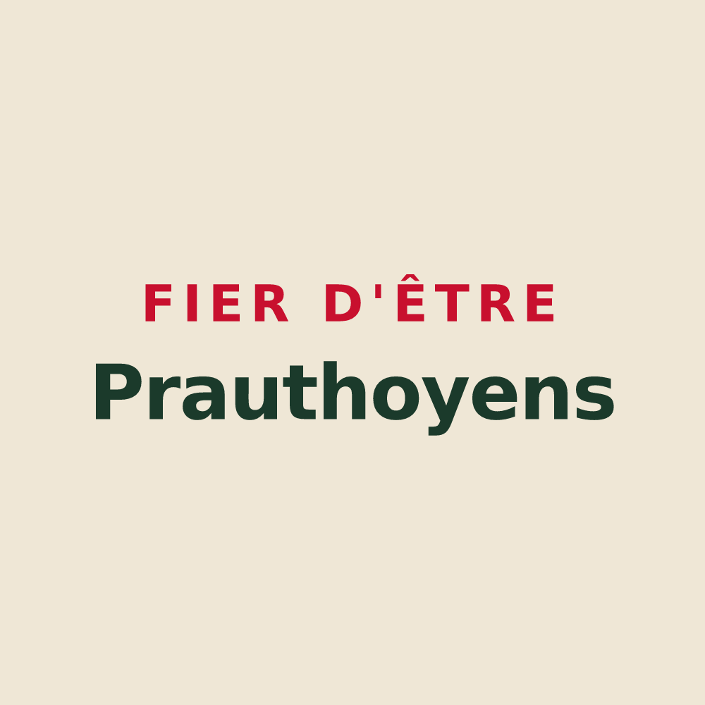 Tote bag « Fier d'être Prauthoyens » — design pour Le Montsaugeonnais